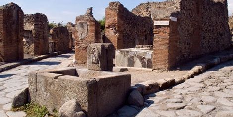 excursion in Pompeii